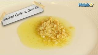 How to Sauté Garlic in Olive Oil [upl. by Atilrak]