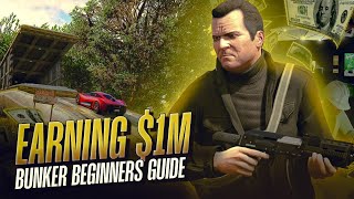 How To Earn 1 Million With Bunker Passive  GTA 5 Grand RP Bunker Complete Guide Part 1 HINDI [upl. by Annabell]