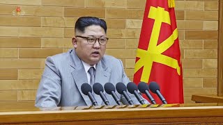 quotLe bouton nucléaire est toujours sur mon bureauquot Kim JongUn menace à nouveau les ÉtatsUnis [upl. by Ynatirb]