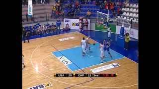 Bilal Tabbara Great Assist to Nikoloz Tskitishvili for the Two hand Dunk vs UBA [upl. by Killion]