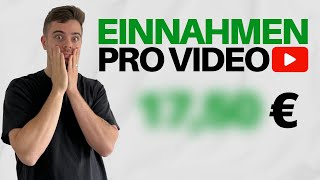 Meine YouTube Einnahmen pro Video 🤑  Einkommen CPM RPM in den YouTube Analytics erklärt 📈 [upl. by Etnad564]