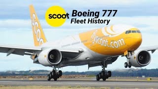 Fleet History  ScootNokScoot Boeing 777 2012  2020 [upl. by Costin]