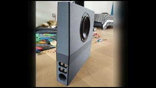 28Hz 3D printed subwoofer for Twizy EV behind the passenger seat [upl. by Andreas597]