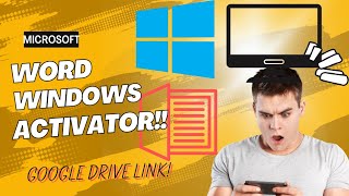 KMSPICO MICROSOFT WINDOWS AND WORD ACTIVATOR  GOOGLE DRIVE LINK [upl. by Ribble]