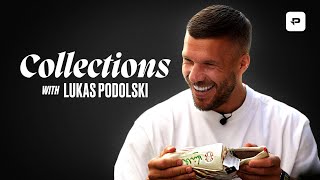 LUKAS PODOLSKI TALKS ARSENAL amp GERMANY THROUGH HIS ICONIC ADIDAS F50 BOOTS 🇩🇪⭐  COLLECTIONS [upl. by Grefe]