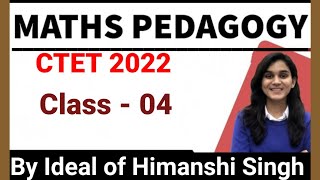 MATHS For CTET MATHS Pedagogy Class04 CTET 2022 By Himanshi Singh [upl. by Sofie]