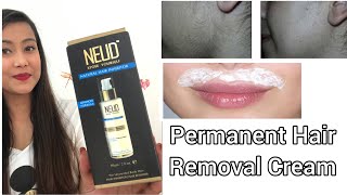 Permanent Hair Removal Cream  NEUD Natural Hair Inhibitor  100 Natural [upl. by Ayeki602]