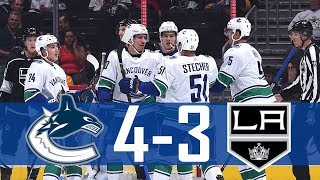 Canucks vs Kings  Pre Season  Highlights Sept 16 2017 HD [upl. by Monson]