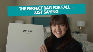 CELINE UNBOXING amp REVIEW  SMALL BOSTON BAG IN TRIOMPHE CANVAS [upl. by Lonee337]