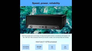 HP ProDesk 400 G9 SFF 12th Gen i712700 64GB RAM amp 2TB SSD Powerhouse [upl. by Belva]