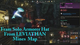 NEW WORLD  Fram Solo Armorer Hat From LEVIATHAN Mines Map [upl. by Carrick]