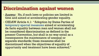 2 5 Lecture 5 Introduction to CEDAW 9 00 [upl. by Summons24]