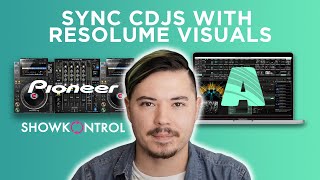 Sync CDJS With Resolume Visuals ShowKontrol Setup Tutorial [upl. by Anawait741]