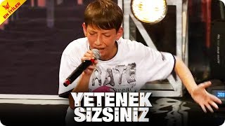 13 Yaşındaki Sergenden Arabesk Rap  Yetenek Sizsiniz Türkiye [upl. by Anaila795]