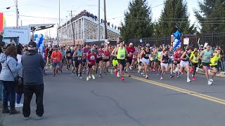 Hundreds of runners take part in annual Scranton Half Marathon [upl. by Pradeep]