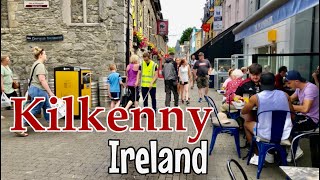 Kilkenny walking tour July 2022 4K Ireland 🇮🇪 travel with atiq [upl. by Jehanna126]