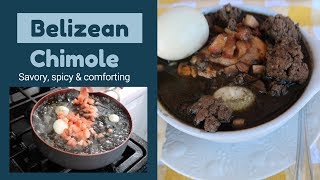 How to Make Belizean ChimoleBlack DinnaBlack Soup [upl. by Reel]