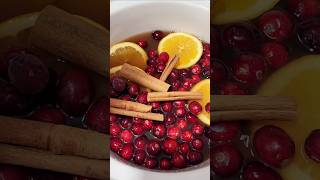 Slow Cooker Cranberry Orange Apple Cider holiday [upl. by Dewhurst]