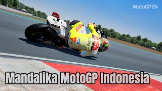 Marco Bezzecchi full race Mandalika MotoGP 2024  MotoGP 24 [upl. by Dorolisa]