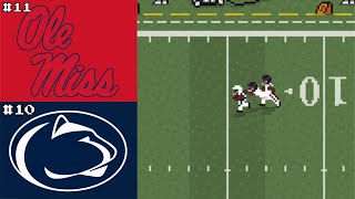 Peach Bowl 10 Penn State vs 11 Ole Miss in retro bowl 2023 [upl. by Leilamag]