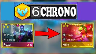 3 STAR MILIO FROM RYZE amp 6 CHRONO GAMEPLAY TFT SET 12 RANKED [upl. by Peacock732]