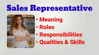 Sales representative job description  sales representative roles and responsibilities  duties [upl. by Maryanna160]