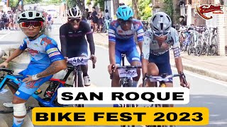 Junrey Navarra vs Joshua Pascual 67kph rematihan SAN ROQUE BIKE FEST 2023 [upl. by Bigod]