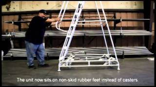 Ladder Industries Rolalift Floor Locking Device [upl. by Assanav]