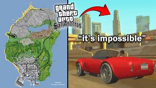 I Modded GTA 5s Map into GTA San Andreas [upl. by Odnanreh]