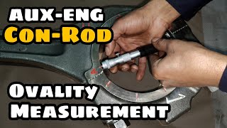 AUXILIARY ENGINE CONNECTING ROD OVALITY MEASUREMENTS  SEA LEGEND [upl. by Shanahan]