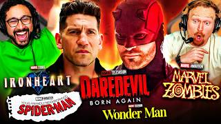 MARVEL STUDIOS 2025 TRAILER REACTION Daredevil Born Again SpiderMan Marvel Zombie Ironheart [upl. by Gow]