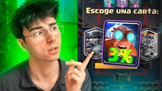 ELIJO CARTAS CON MENOS  de USO en Clash Royale🦝 [upl. by Eelra]