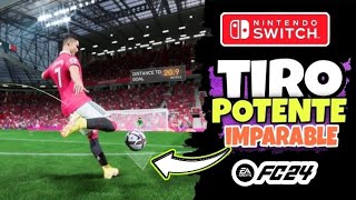 Cómo Hacer el Tiro POTENTE Imparable FC24 Nintendo Switch [upl. by Hannie]