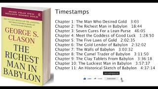 Richest Man In Babylon  Full Audiobook with Timestamps [upl. by Horter492]