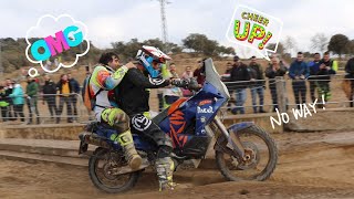 Bassella Race 1 2022 with Adventure Bikes  Enduro Crash amp Show [upl. by Jemie]