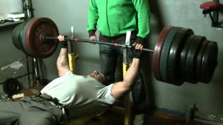 NASION Z RADOMIA wyciskanie sztangi 250kg [upl. by Arraes]