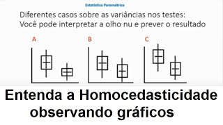 Desmistificando a Homogeneidade de Variâncias na Anova e Teste t observando gráficos Entenda fácil [upl. by Kacy]