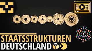 Staatsstrukturen Deutschland einfach erklärt │Deutsch Lernvideo Learning Level Up [upl. by Cirdnek]