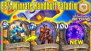 88 Winrate Best Paladin Deck To Craft At Legend Rank At The Great Dark Beyond  Hearthstone [upl. by Rebane107]