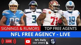 NFL Free Agency LIVE Latest NFL News  Signings NFL Trade Rumors Top Free Agents Left In 2021 [upl. by Ahseret435]