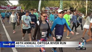 Thousands of runners give back to Jacksonville students at 46th Annual Ortega River Run [upl. by Pooley]