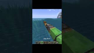 CUM SA FACI O BARCA FUNCTIONALA PE MINECRAFT shorts minecraft [upl. by Giddings]