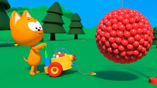 Colored Balls Gun And Spiders  Kote Kitty Games [upl. by Antony462]