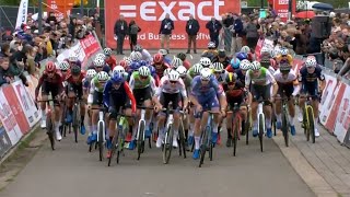 Cyclocross Beringen Men Elite 50fps 12 Oct 2024 [upl. by Elleniad]