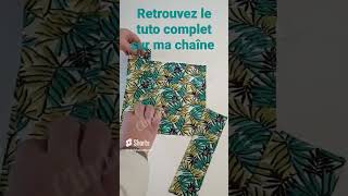 Tuto DIY facile  Coudre un protège livret de famille rapide et facile [upl. by Amalea]