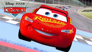 Cars 2006 Opening Race Scene  Cars Movie Remake  BeamNGdrive [upl. by Salvatore699]