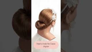 How to create a classic low Chignon hair bun [upl. by Bound885]