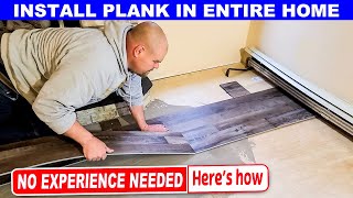 SIMPLE to Use Step by Step Guide for Installing Vinyl Plank EVERYWHERE [upl. by Crowell200]