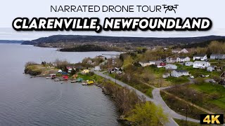 🌊✨ Clarenville Newfoundland  Aerial 4K Drone Adventure 🚁🏞️ [upl. by Esmaria]