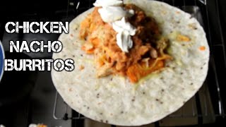 Chicken Nacho Burrito Wrap Recipe [upl. by Barna]